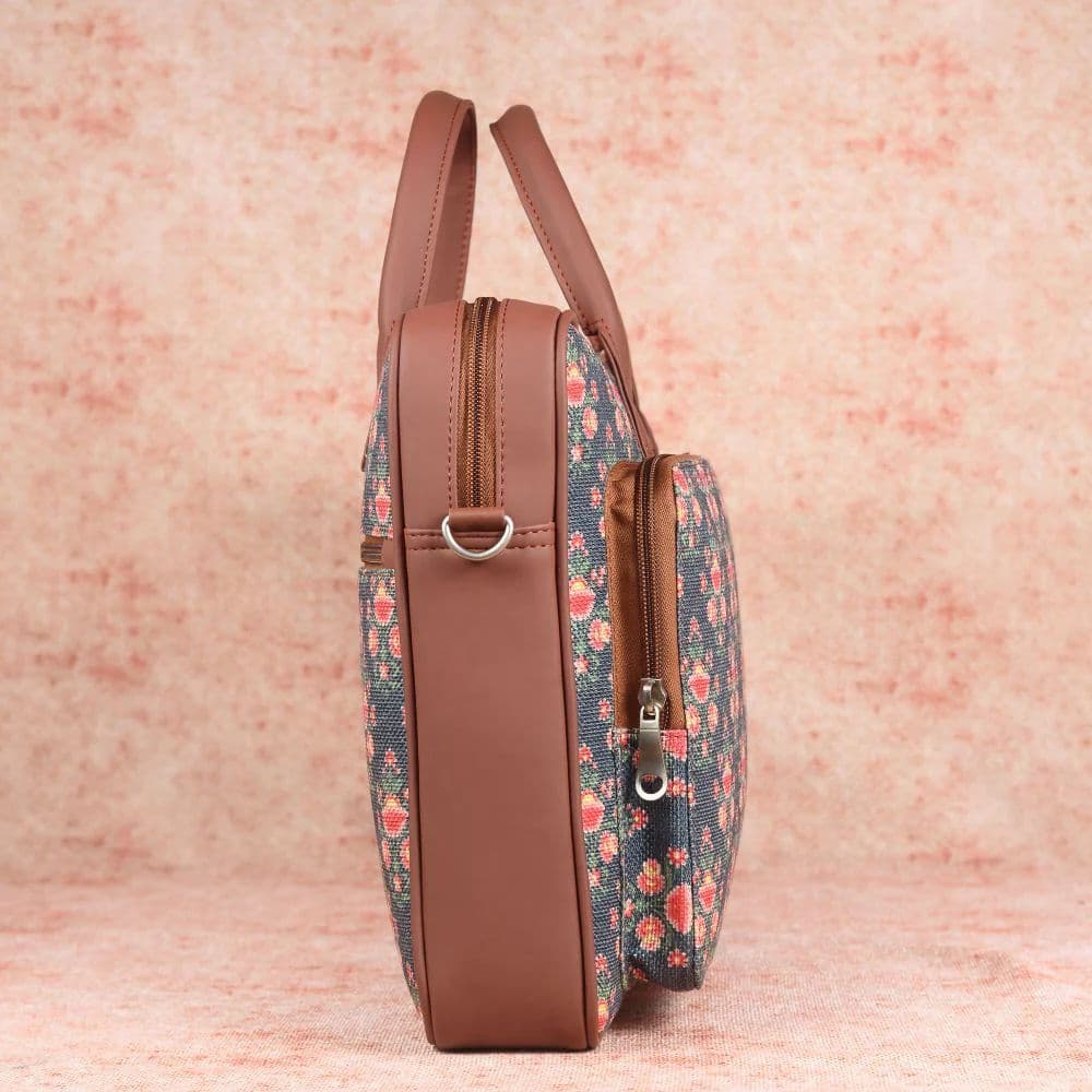 Mughal Garden Print Laptop Bag — photo 5