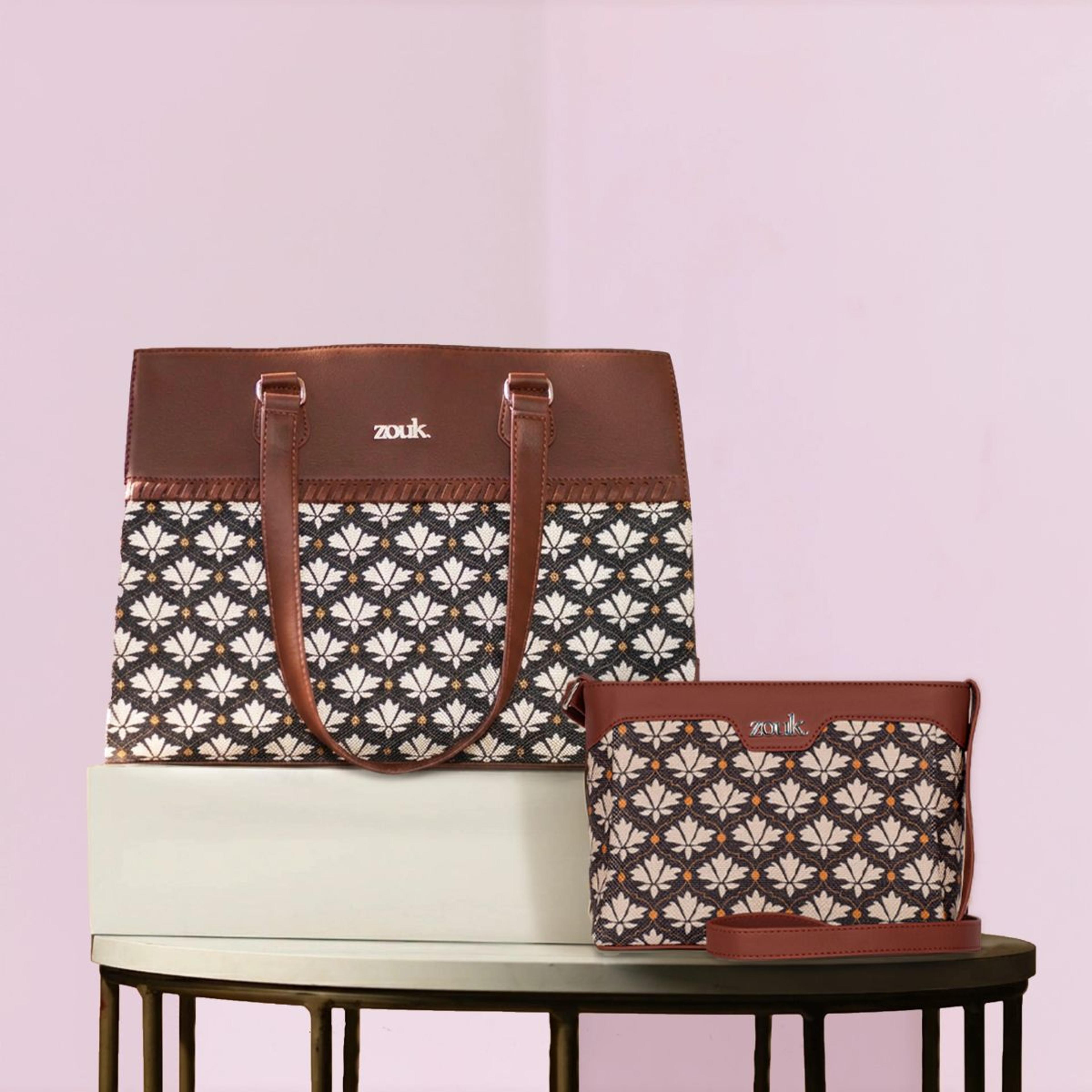 Bidri Kaiser Statement Business Bag & Bidri Kaiser Harmony Sling Bag Combo