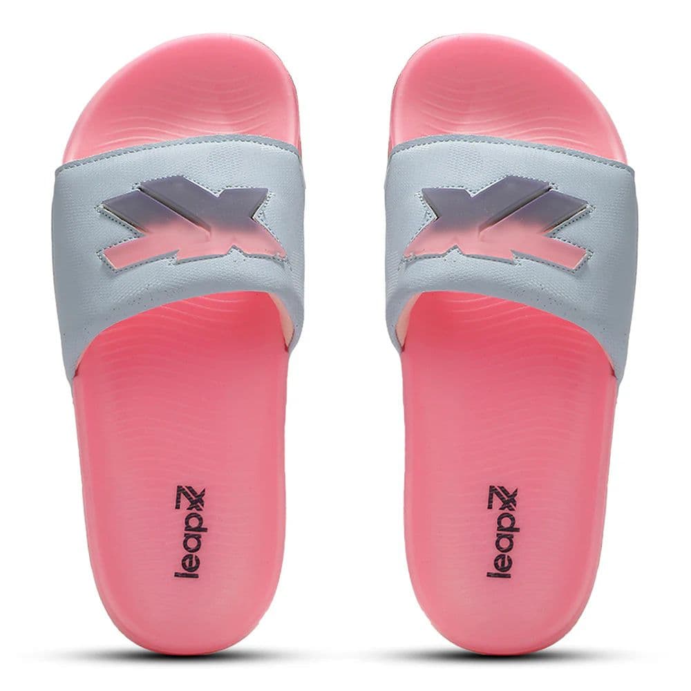 Leap7X NITWALK-L2 Women's Blue Casual Slip-on Slippers - Nitro Sole with Colorblock Design — photo 9
