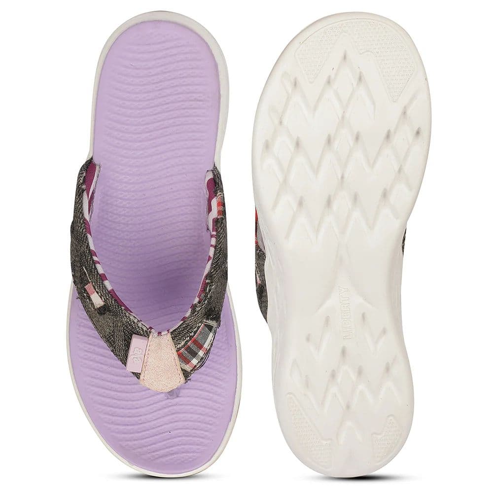 A-HA IMPACT-L37 EVA Black Casual Slippers for women By Liberty — photo 4
