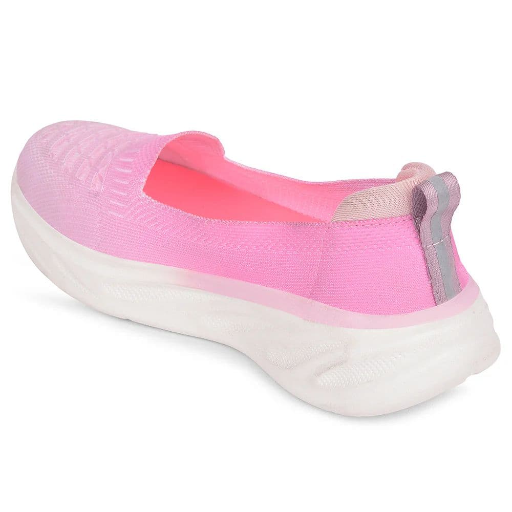 Leap7x Pink Non Lacing Casual Shoes For Women SLIPIN-24E By Liberty — photo 6