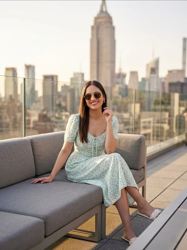 Miraya Floral Dress — photo 4