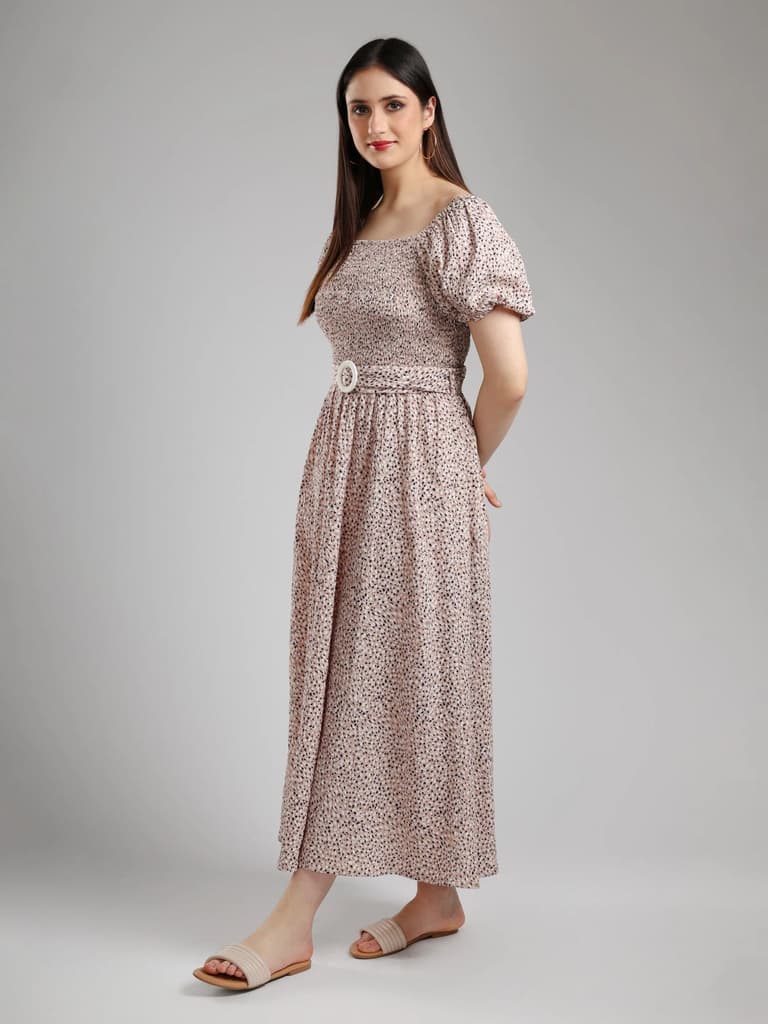 Avira Textured Flared Dress — photo 5