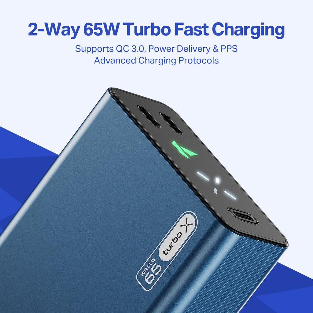 boAt Energyshroom PB465 Turbo X | 20000mAh Power Bank with 65W Turbo Fast Charging — photo 10