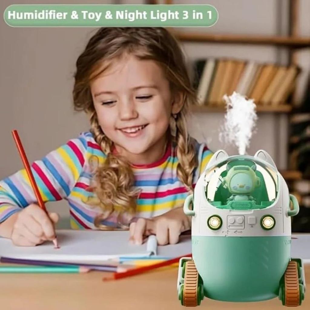 HUHU Mini USB Humidifier – 220ml with LED Night Light — photo 2