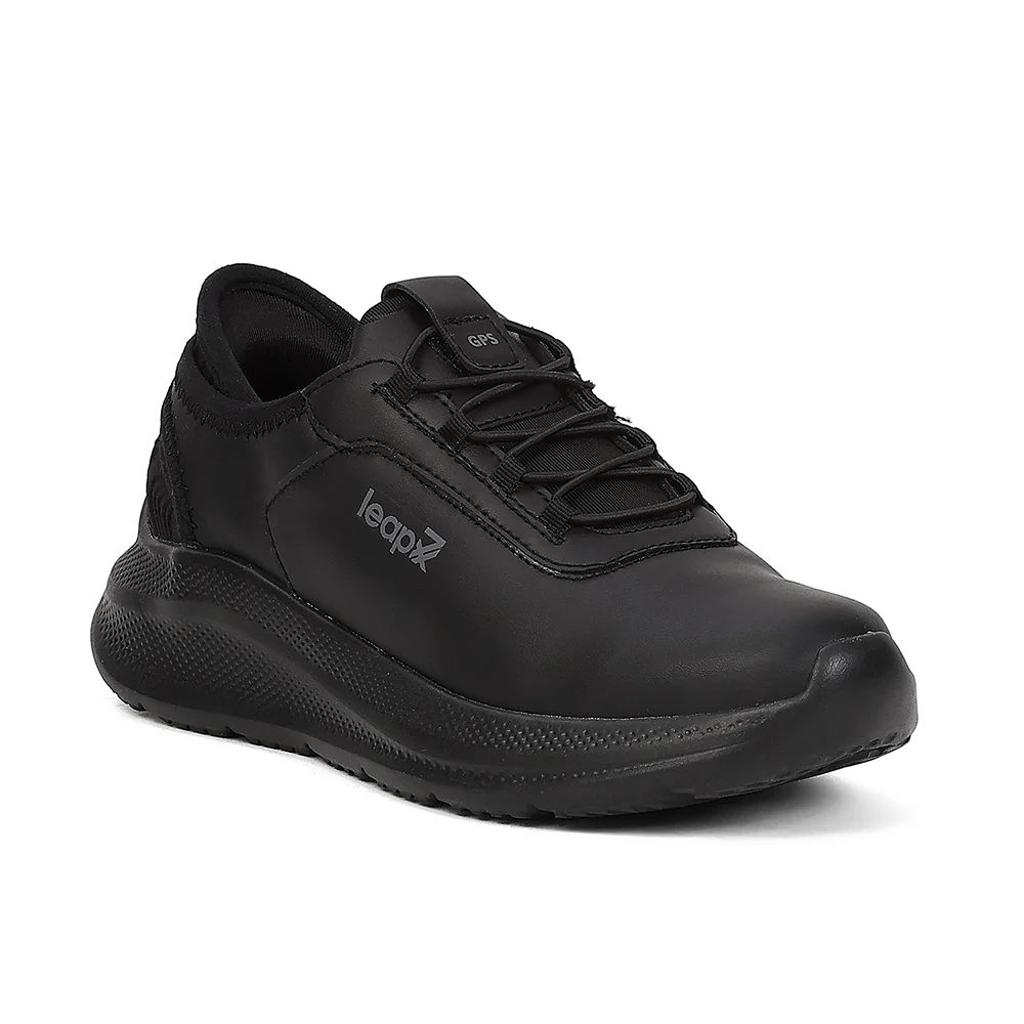 Leap7X EAZYSCHL1G ProTrackTer GPS Black Uniform School shoes for Kids By Liberty