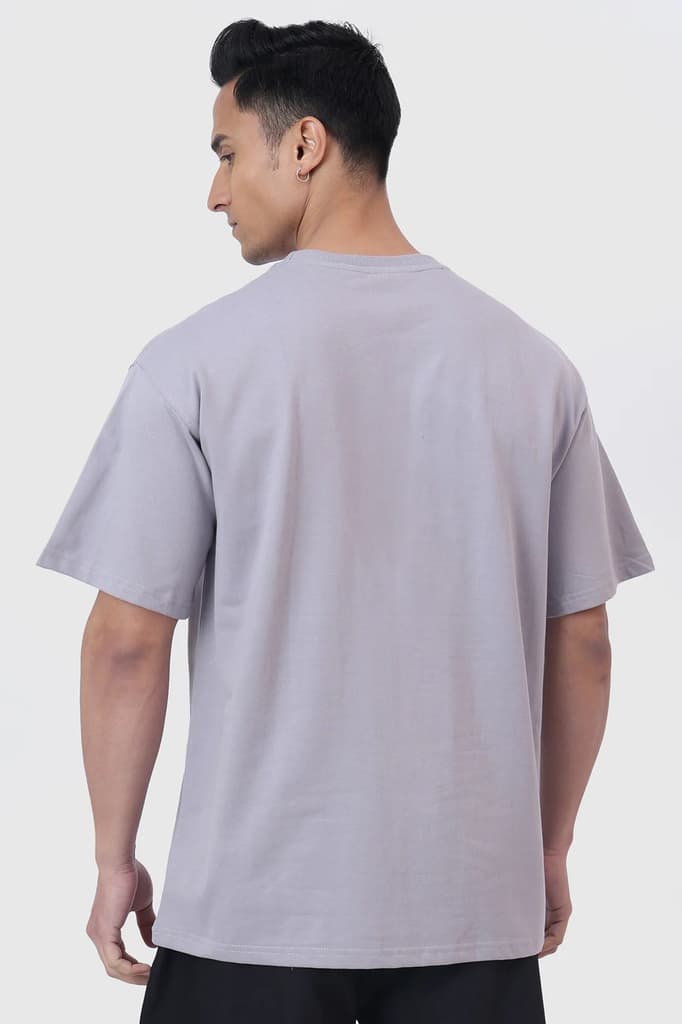 Brookline Oversized T-shirt Light Grey — photo 5
