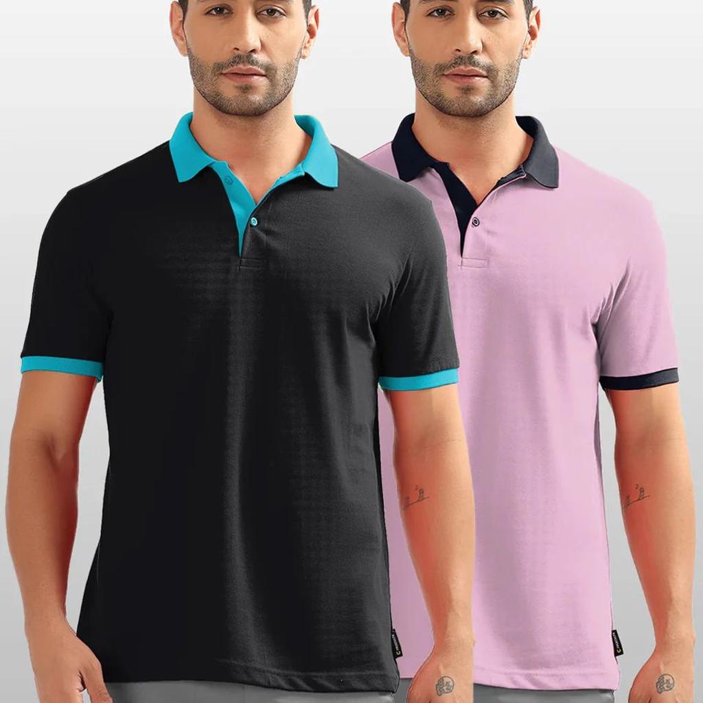 Organic Cotton Polo T-Shirt Pack of 2