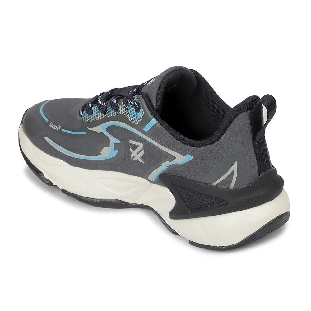 LEAP7X GLADIATOR Navy Blue Sports Running Shoes for Men By Liberty — photo 3