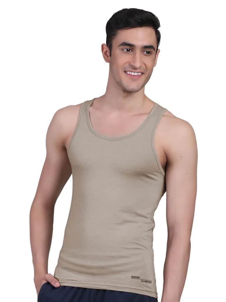 Twin Skin Organic Bamboo Vest - Comfort Fit (Pack of 3) — photo 6