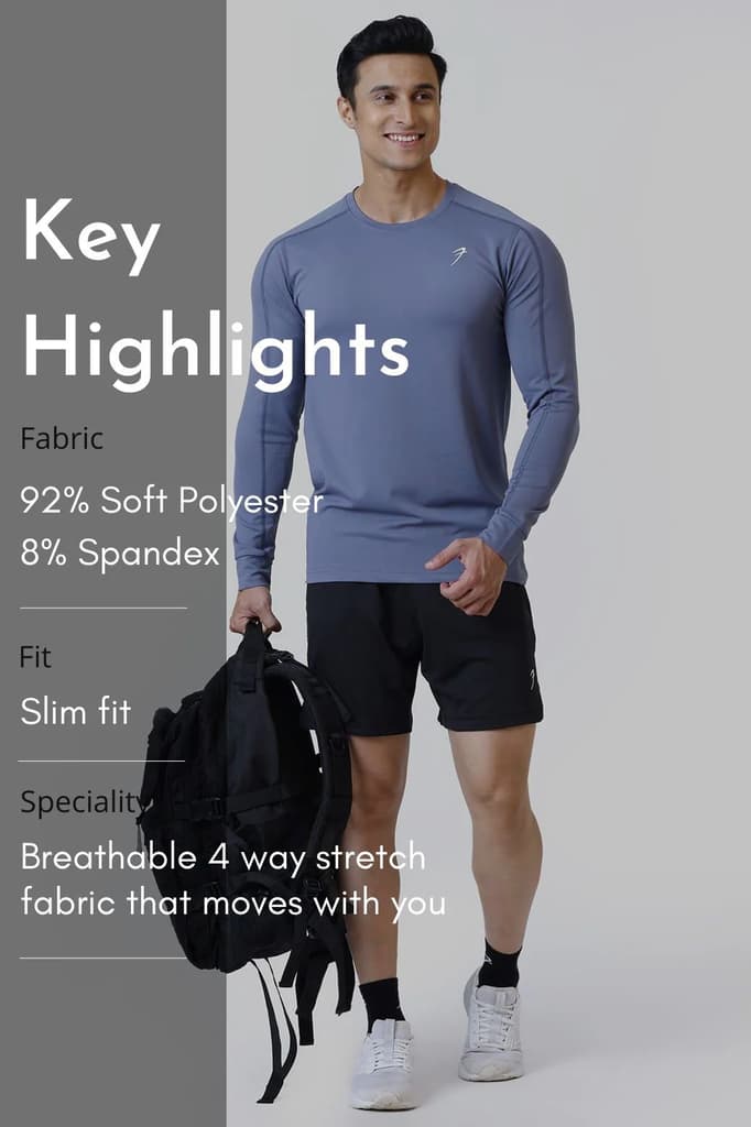 Rush Fullsleeves T-shirt Light Grey — photo 8