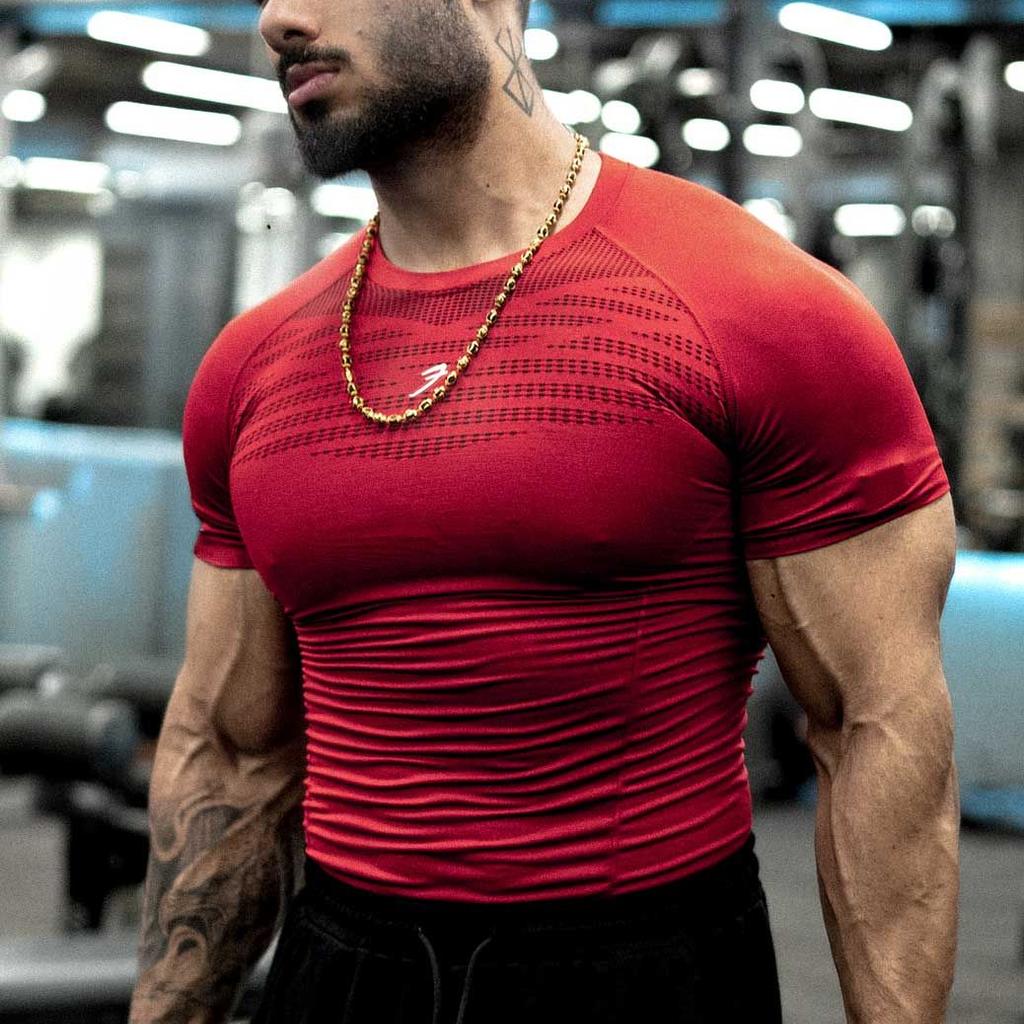 Power Seamless T-shirt Red/Logo