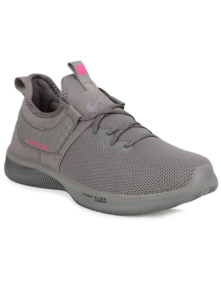 SHERRY Grey Women's Walking Shoes — photo 2