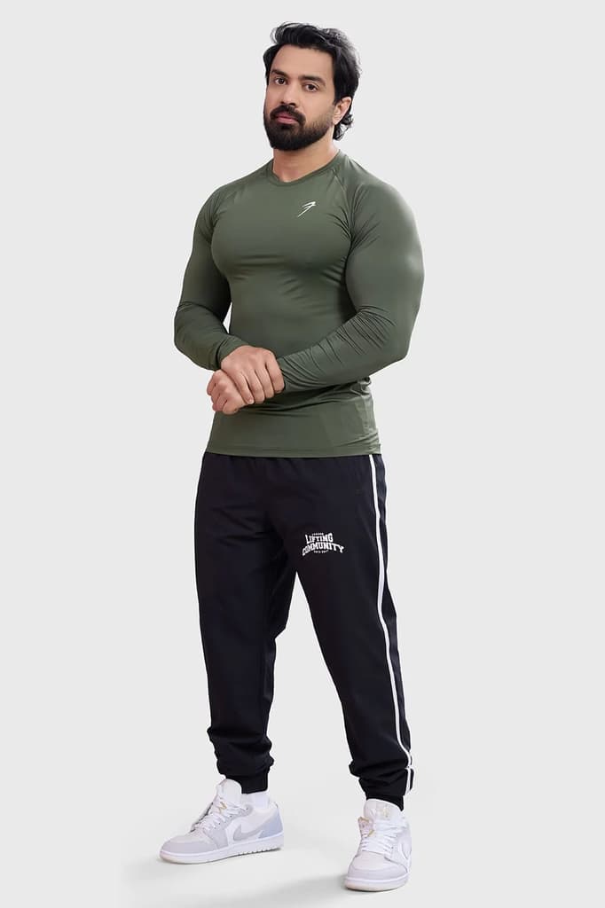 Bare Nylon Fullsleeves T-shirt Olive — photo 3