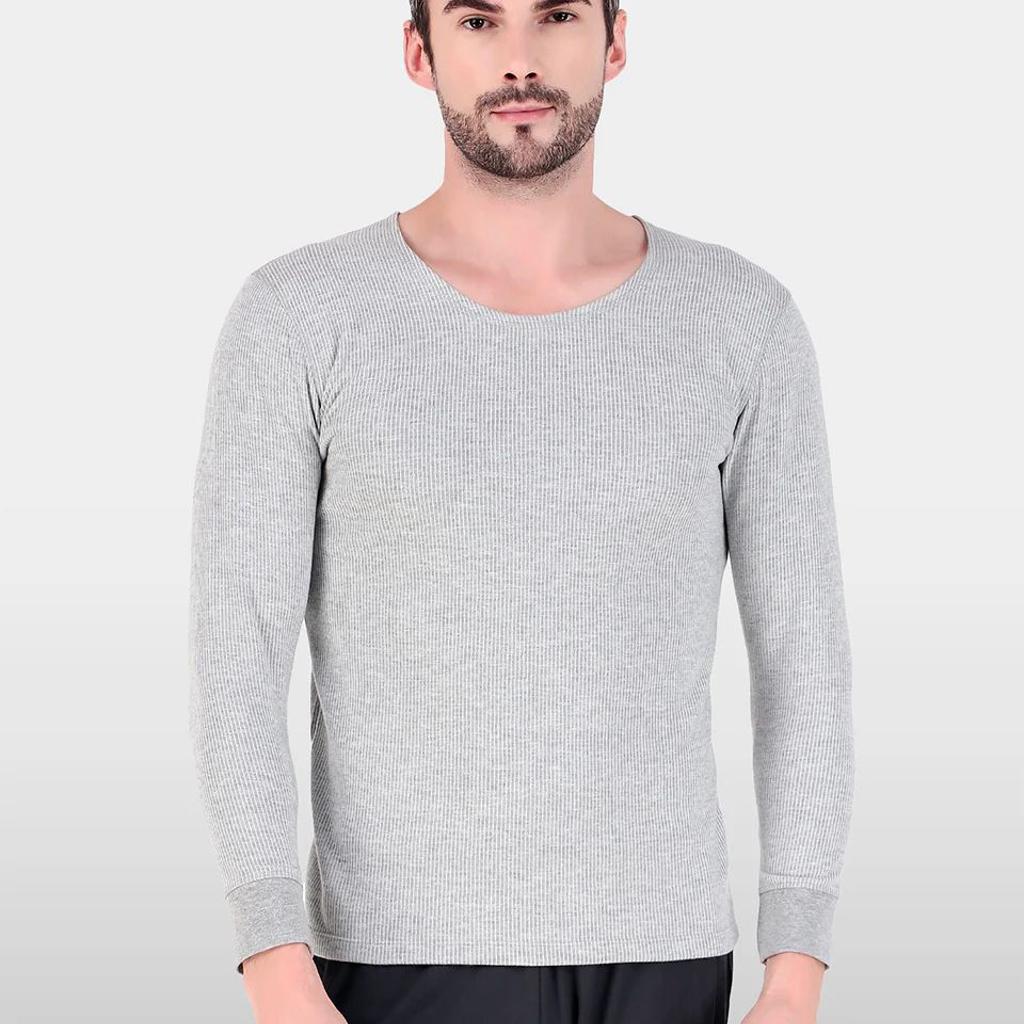 BlazeTech Thermal Vest Full Sleeves | Light Grey