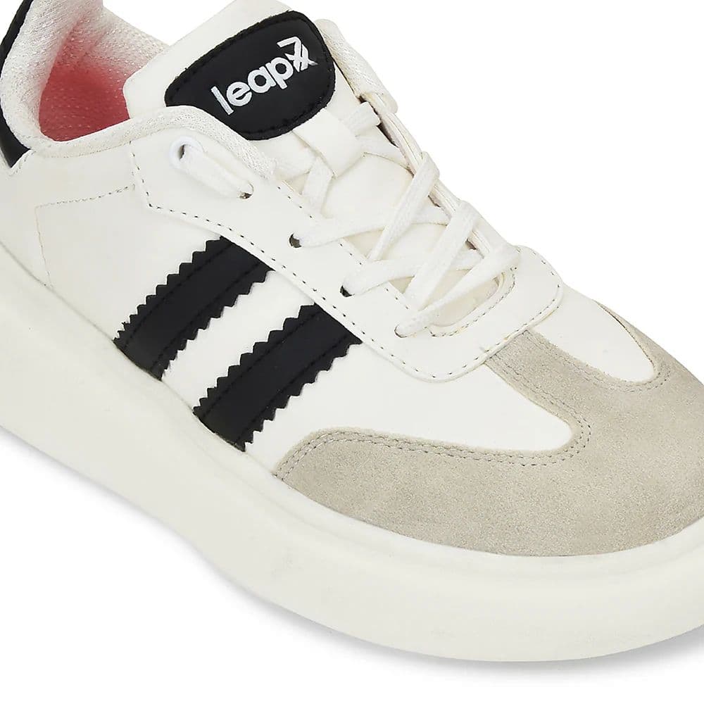 Leap7x White Casual Sneakers For Women BELEXI-1E By Liberty — photo 5