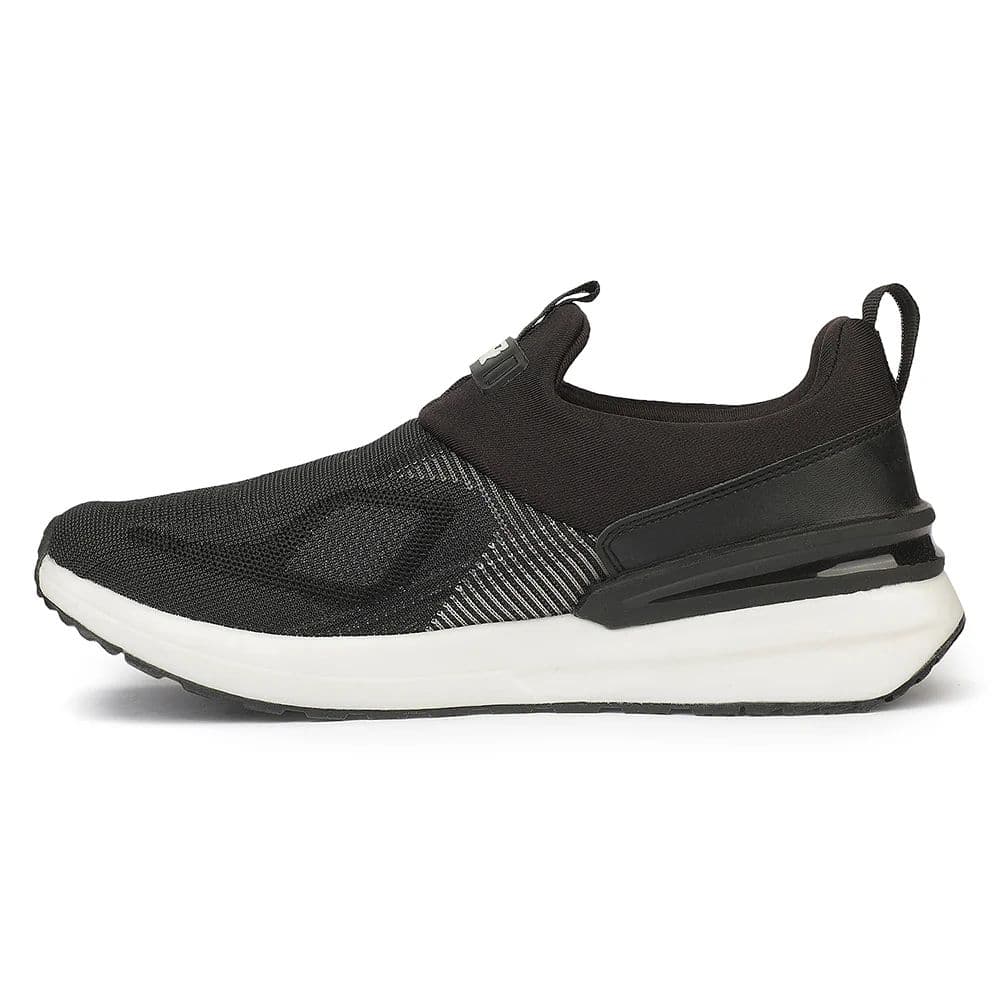 LEAP7X BRISK2025 Black Sports Non Lacing Walking Shoes for Men — photo 6