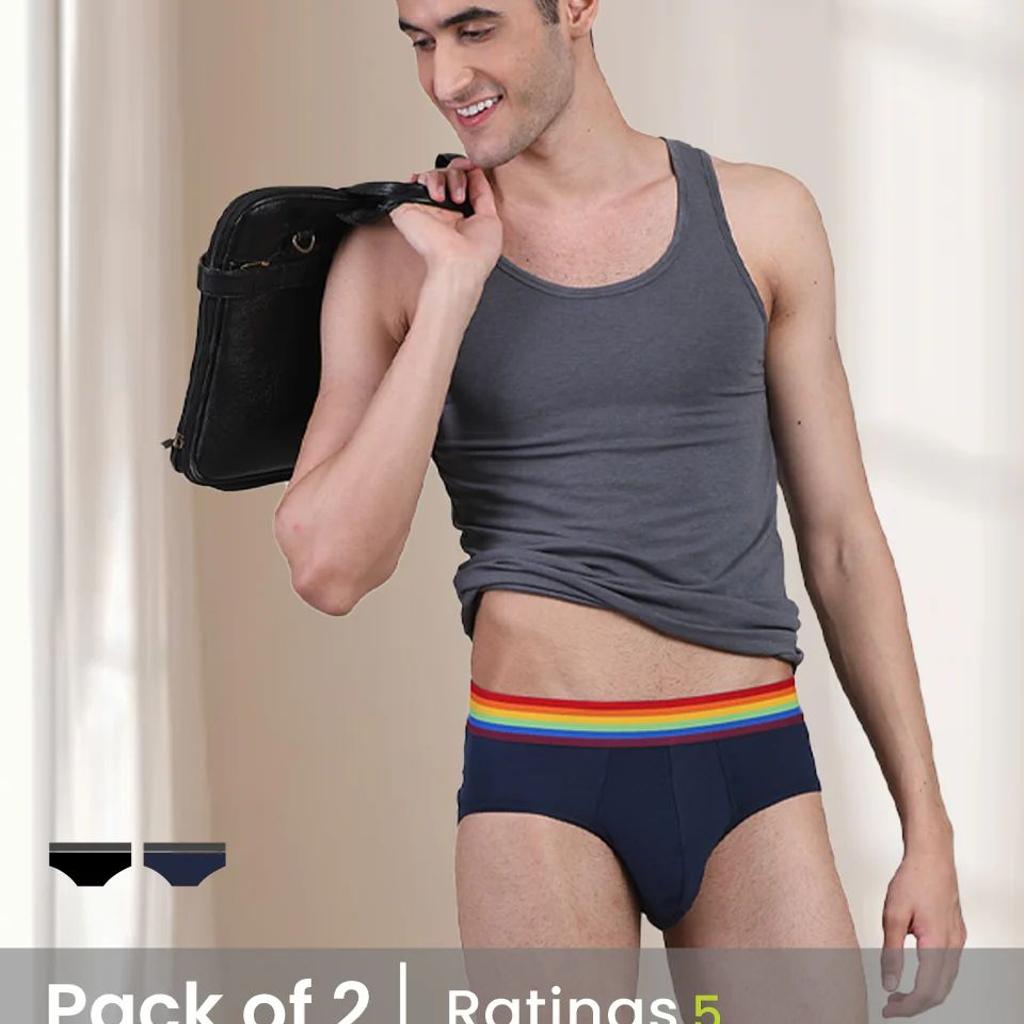 Pride Edition - Men's Anti-Bacterial Micro Modal Brief (Pack of 2)