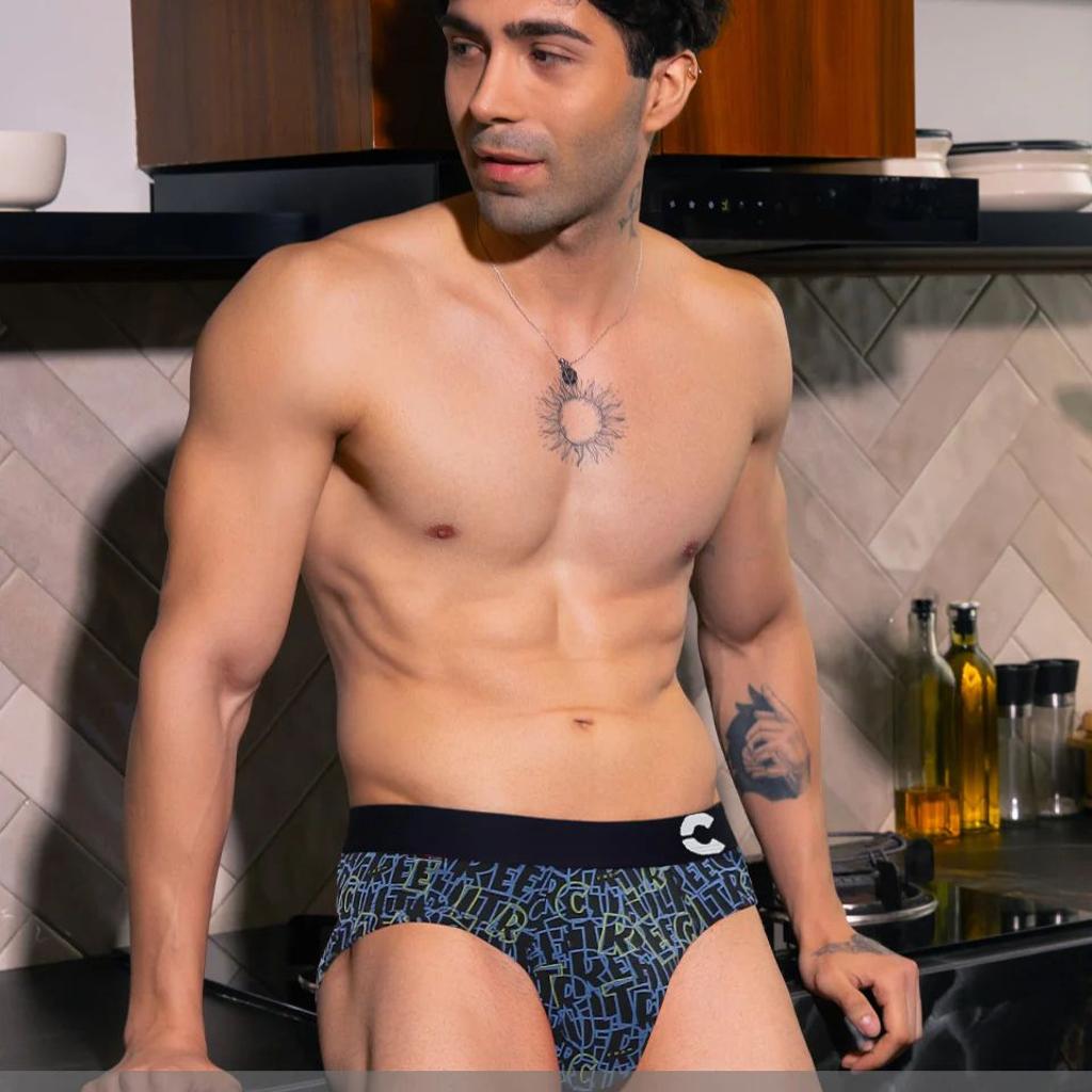Men's Cotton Printed Briefs (Pack of 6)