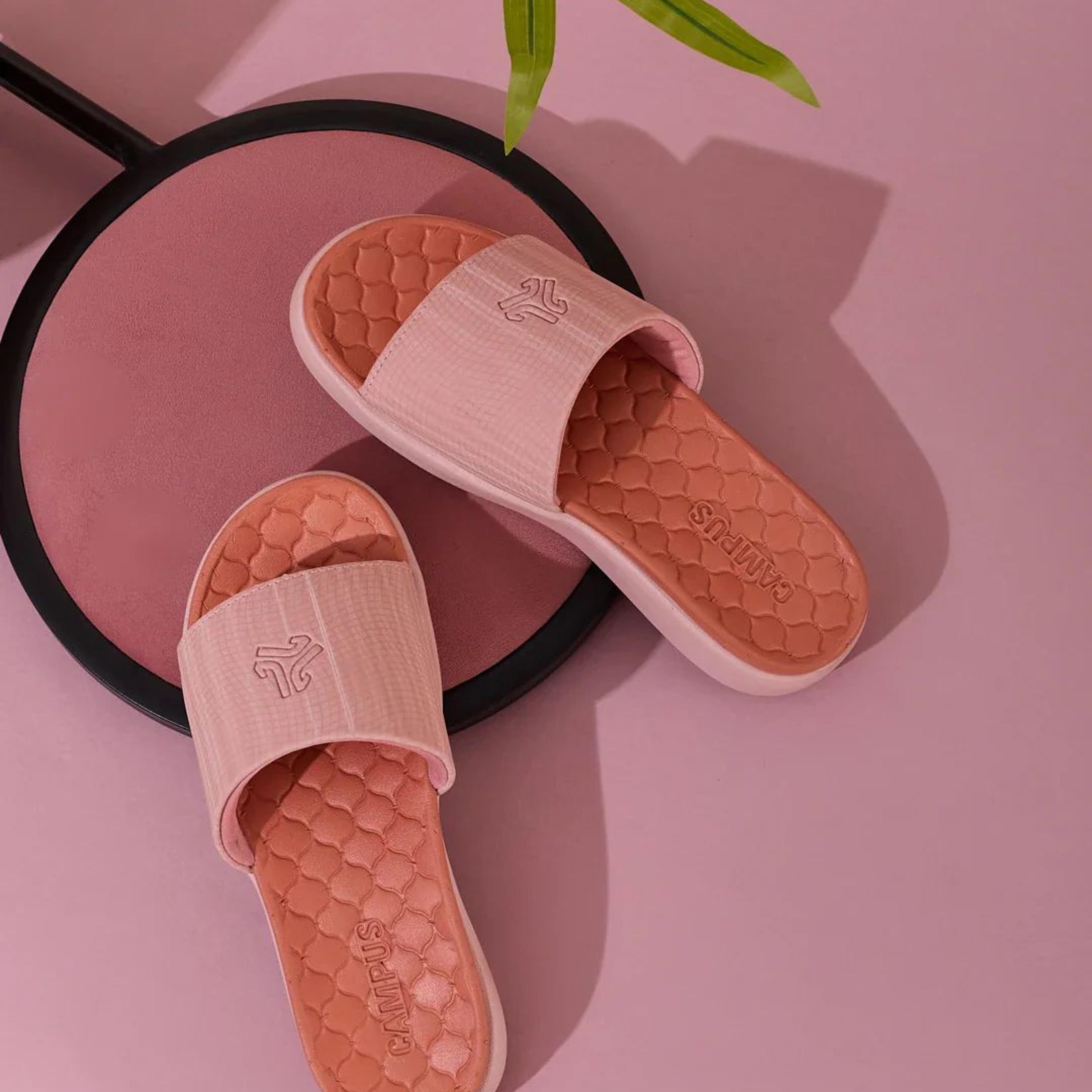 SL-491L Peach Women's Slides