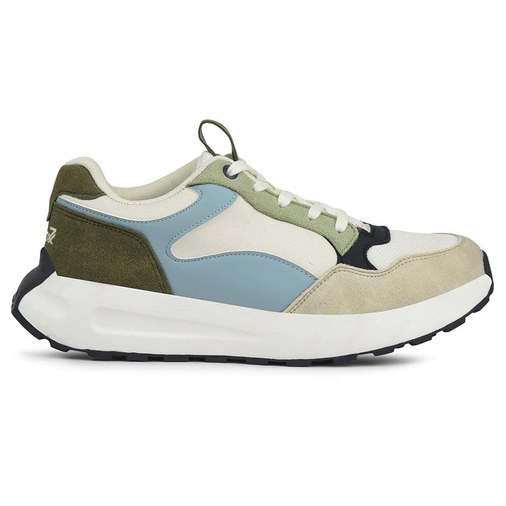 Leap7x Light Grey Sports Lacing Running Shoes For Kids ZLP-XK-01 By Liberty — photo 2