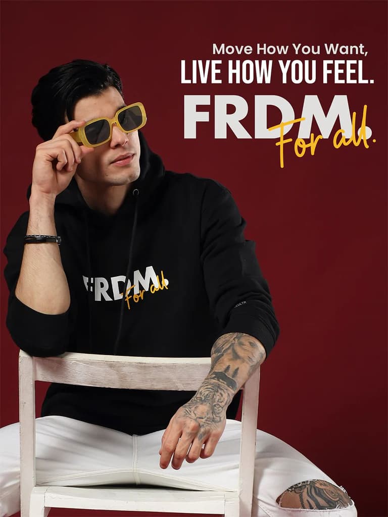 FRDM. Black Hoodie — photo 4