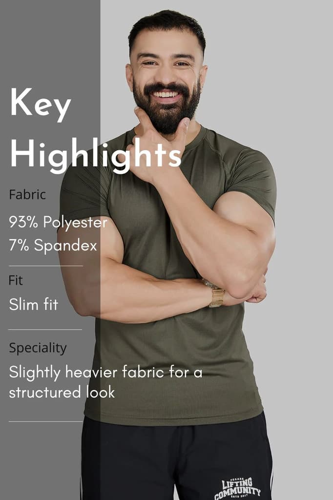 Dash T-shirt Olive — photo 6