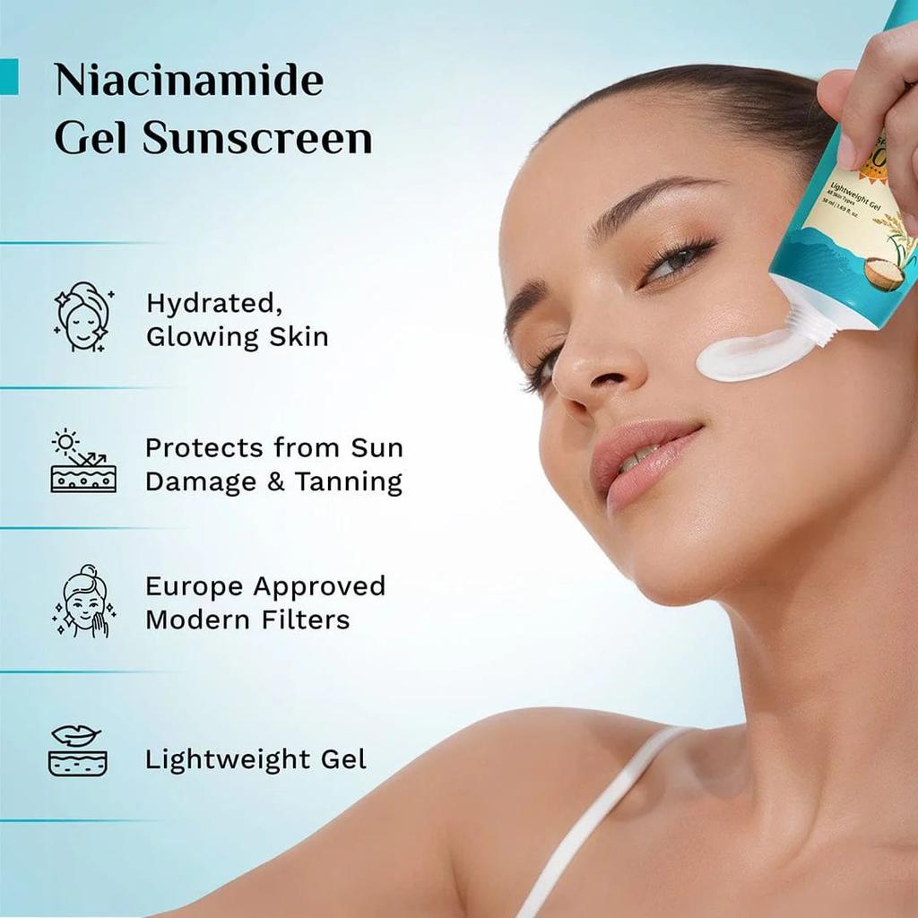 5% Niacinamide Hydra Glow Gel Sunscreen SPF 50+ PA++++