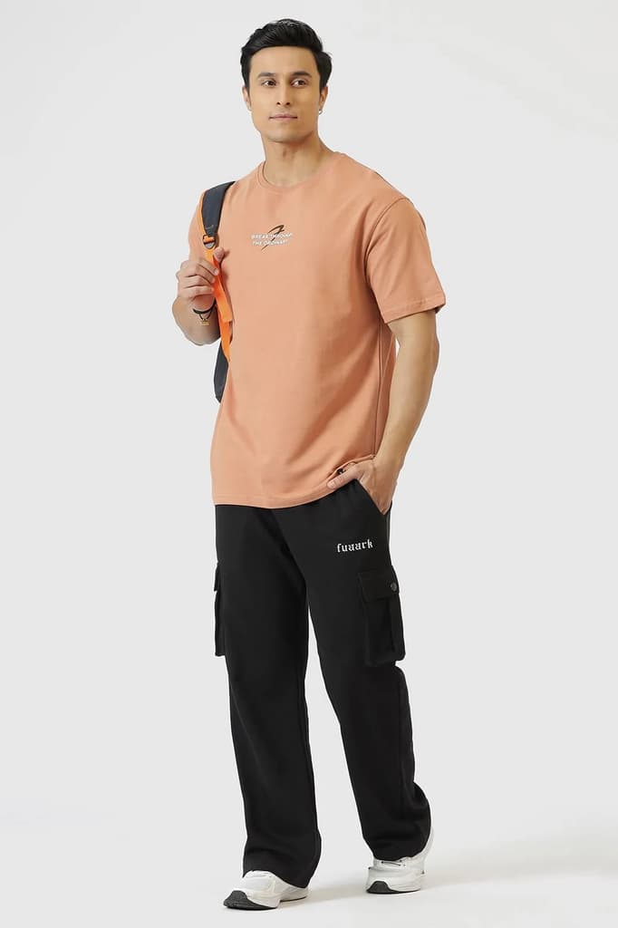 Break Through Oversized T-shirt Warm Beige — photo 3