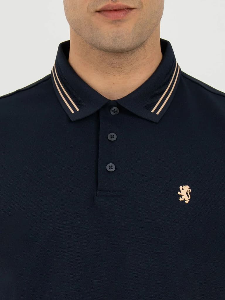 Polo T Shirts for Men in Dark Navy | Classic Polo T Shirts — photo 4