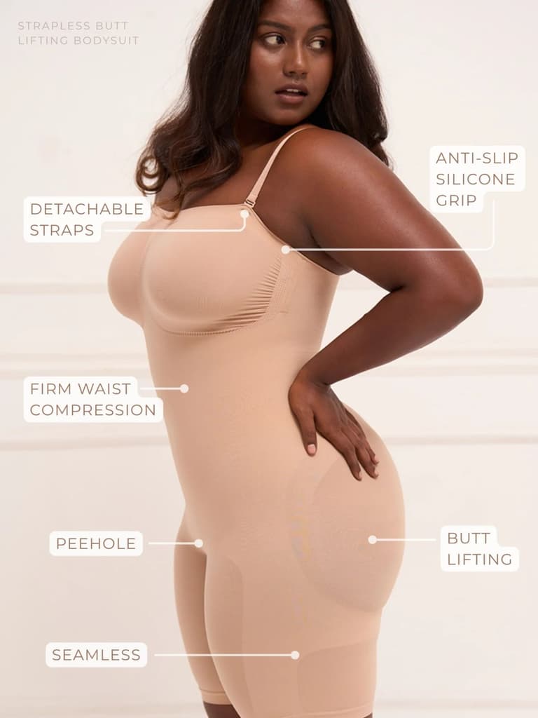 Strapless Butt Lifting Bodysuit — photo 10