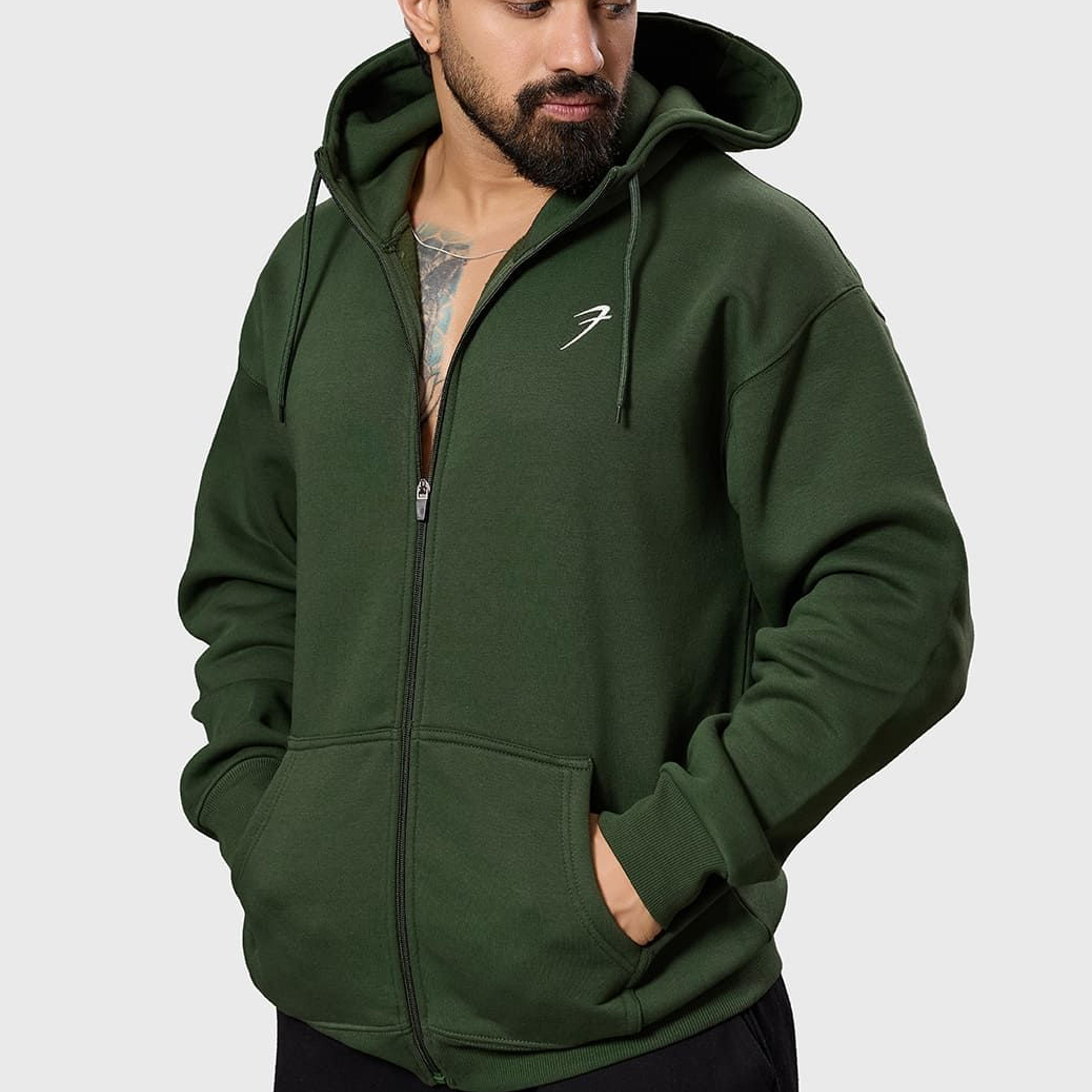 Brookline Oversized Jacket Olive