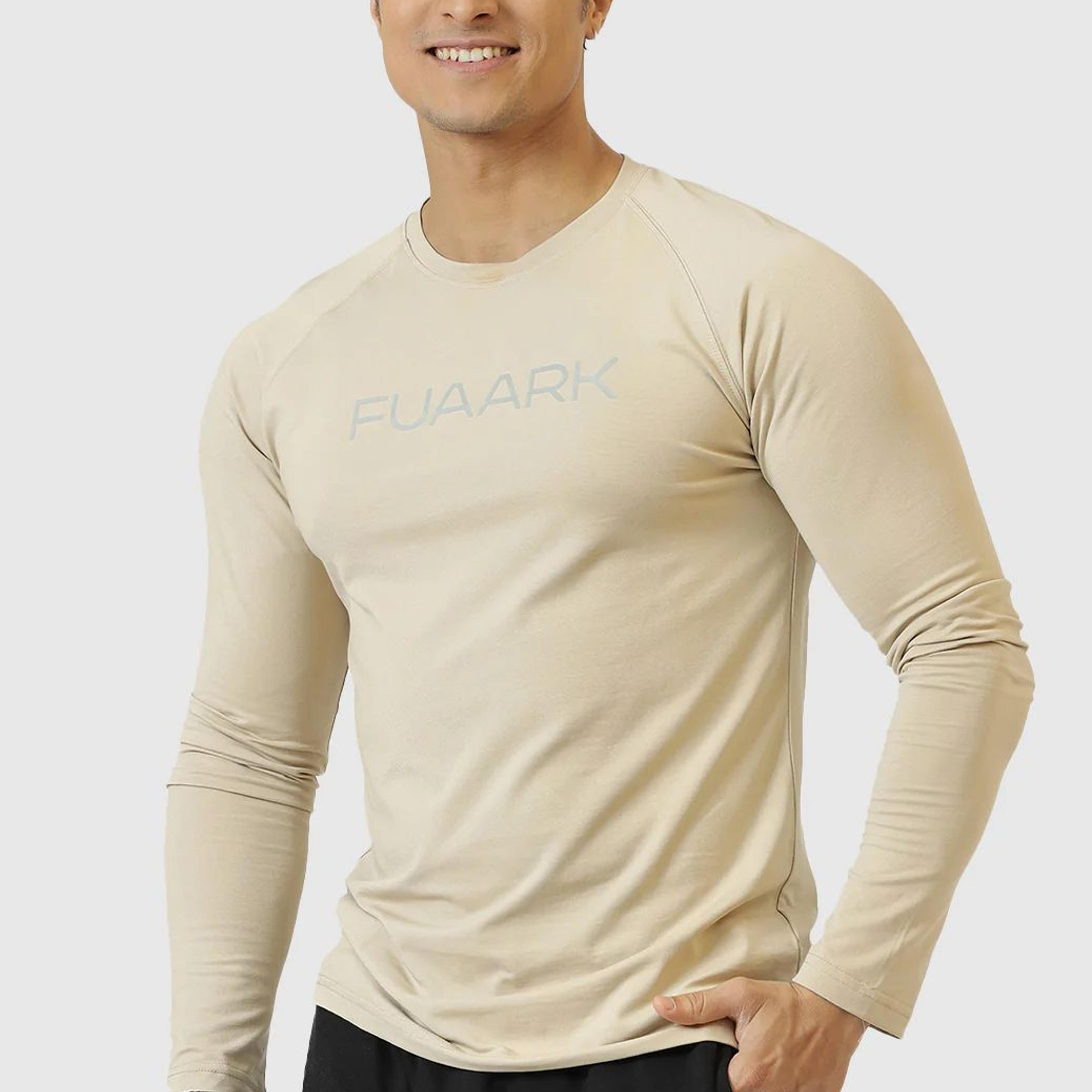 Chase Full Sleeves T-shirt Beige
