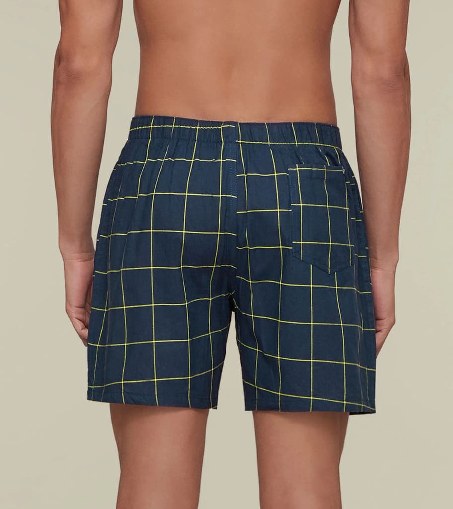 Checkmate Combed Cotton Boxers Lemon Burst — photo 3