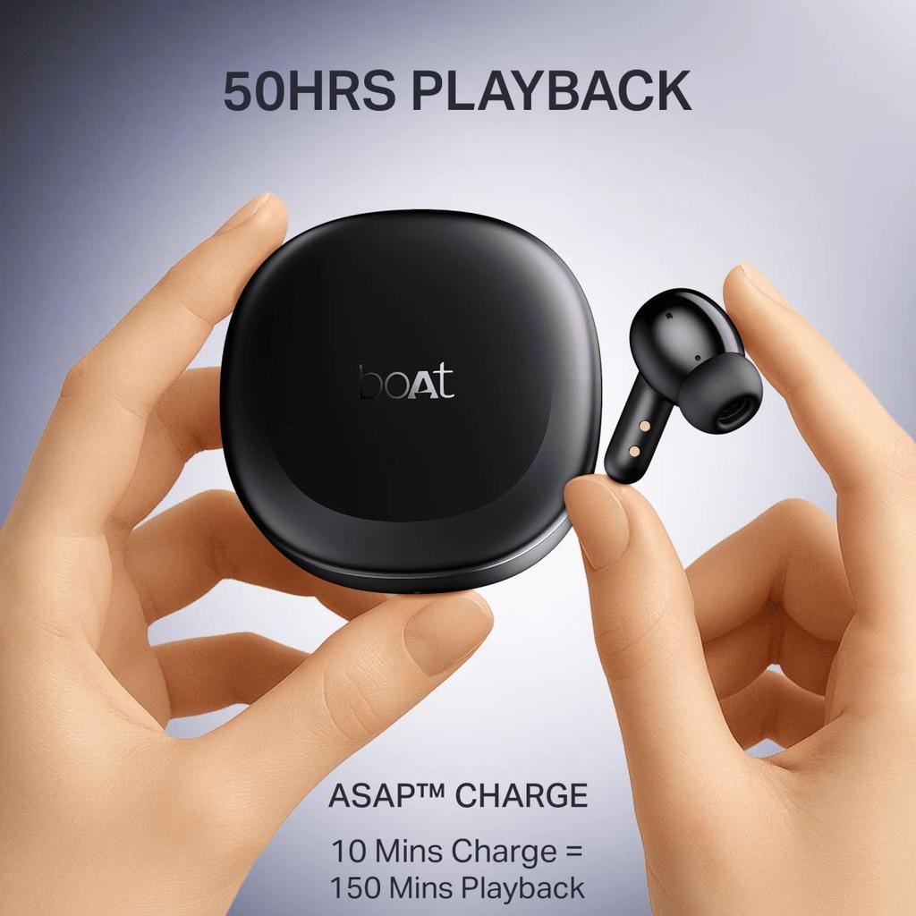 boAt Airdopes Prime 511 | Wireless Earbuds with 50 Hours Playback, AI-ENx™ Calling, Multipoint Connectivity & boAt Signature Sound — photo 3