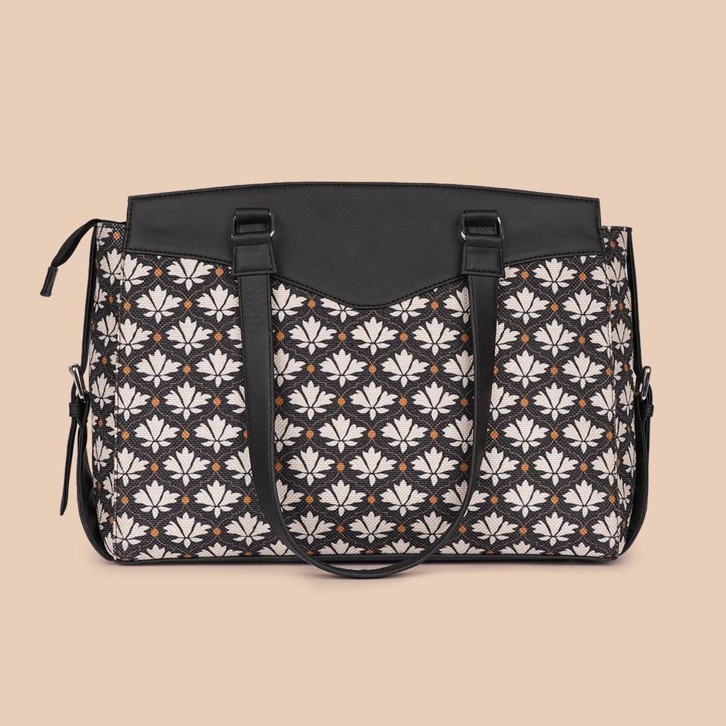 Bidri Kaiser & Paisley Print - Women's Work Bag & Classic Zipper Wallet Combo — photo 3