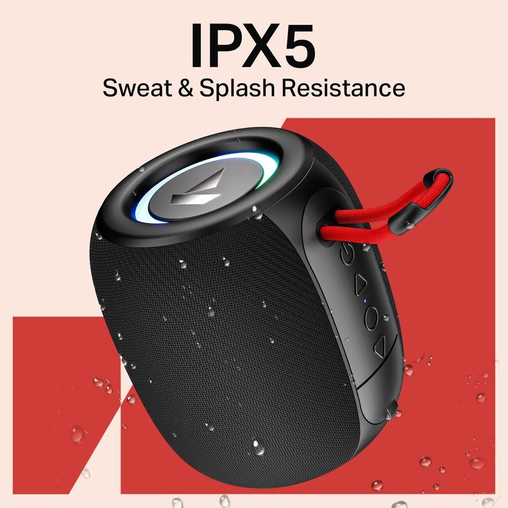 boAt Stone 208 | Portable Bluetooth Speaker with 5W Sound, TWS, RGB Lights and 8H Playback — photo 6