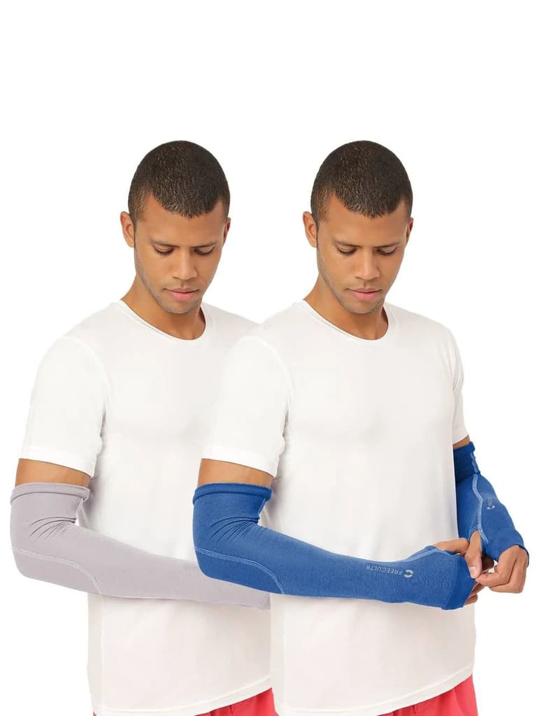 Unisex White Arm Sleeves (Pack of 2) — photo 13