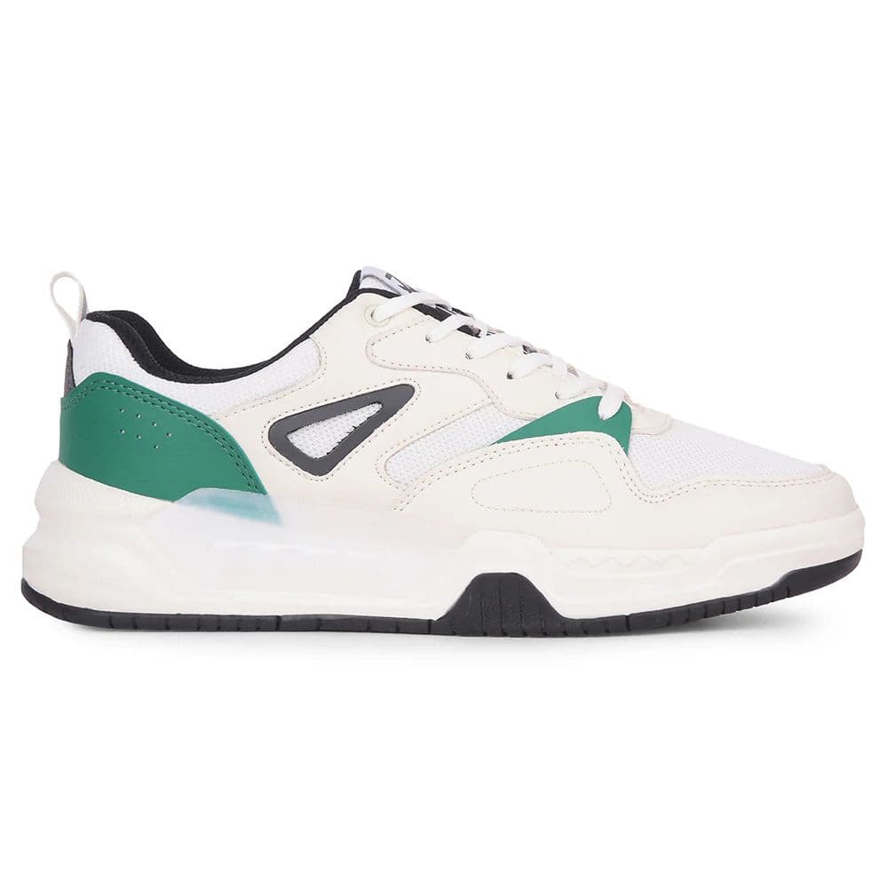 LEAP7X White Casual Lacing Sneakers for Men LORDSTEP-E By Liberty — photo 4