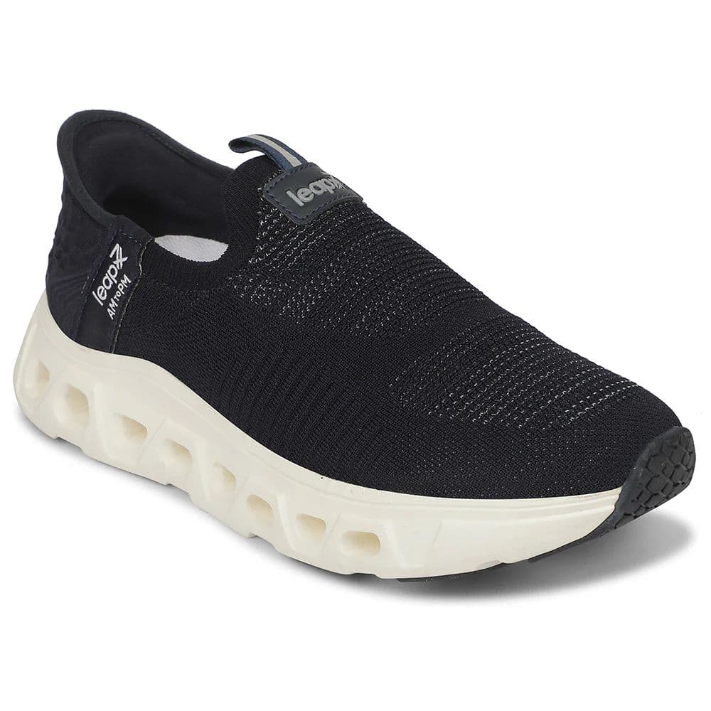 LEAP7X AIRFLOW-20 EAZYGO Navy Blue Sports Running Shoes for Men — 6/40 / Navy Blue