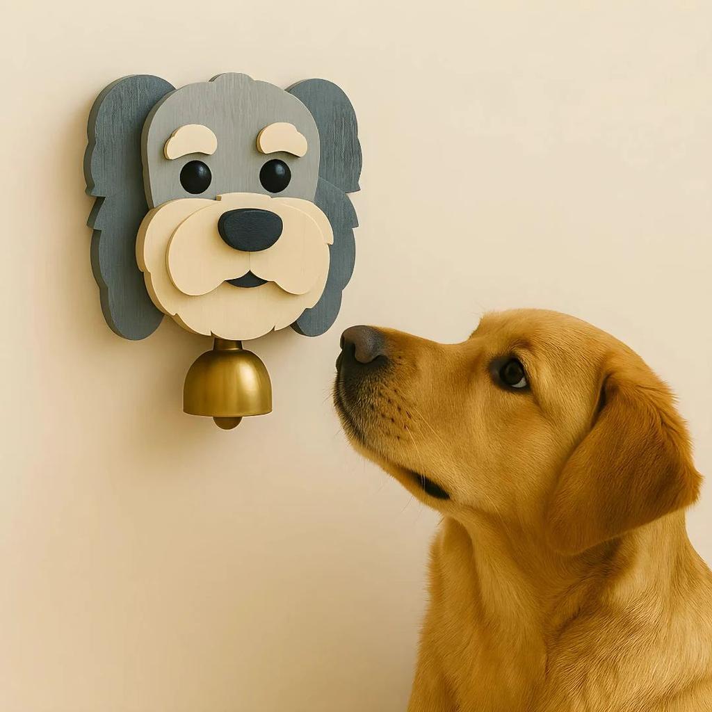 Dog Shape Door Bell Chime – Press Ringer for Home Décor — photo 2