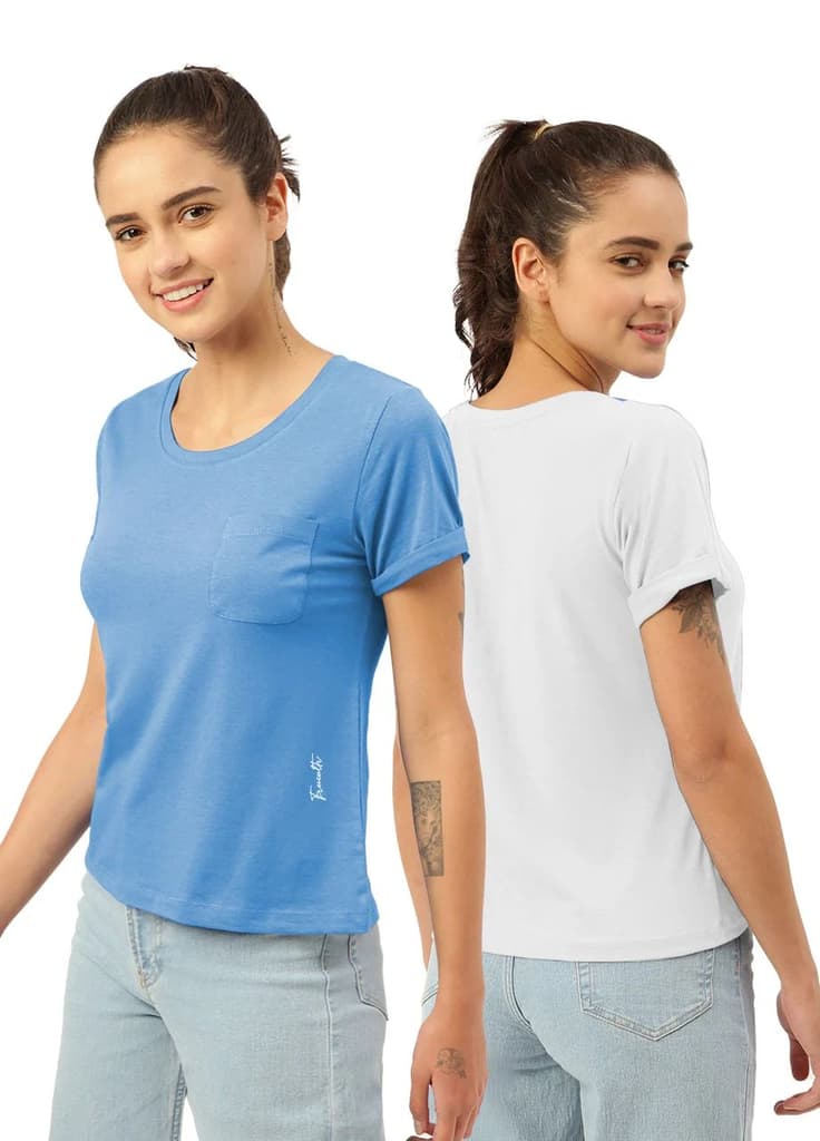 Twin Skin Women's Lounge Tees (Pack of 2) — photo 2
