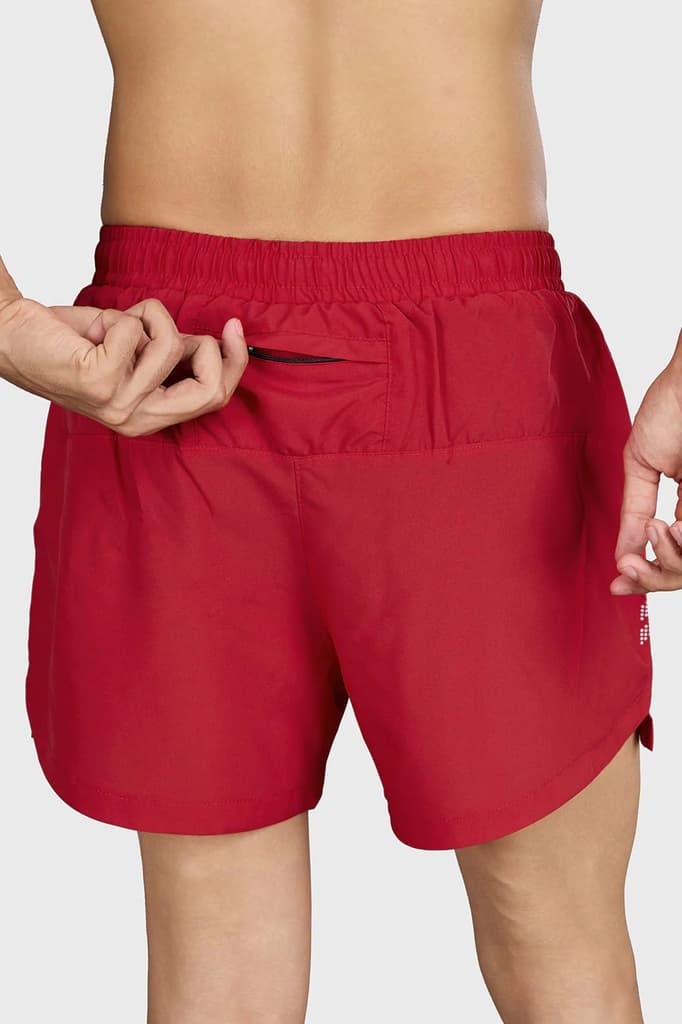 Pulse 4" Running Shorts Red — photo 5