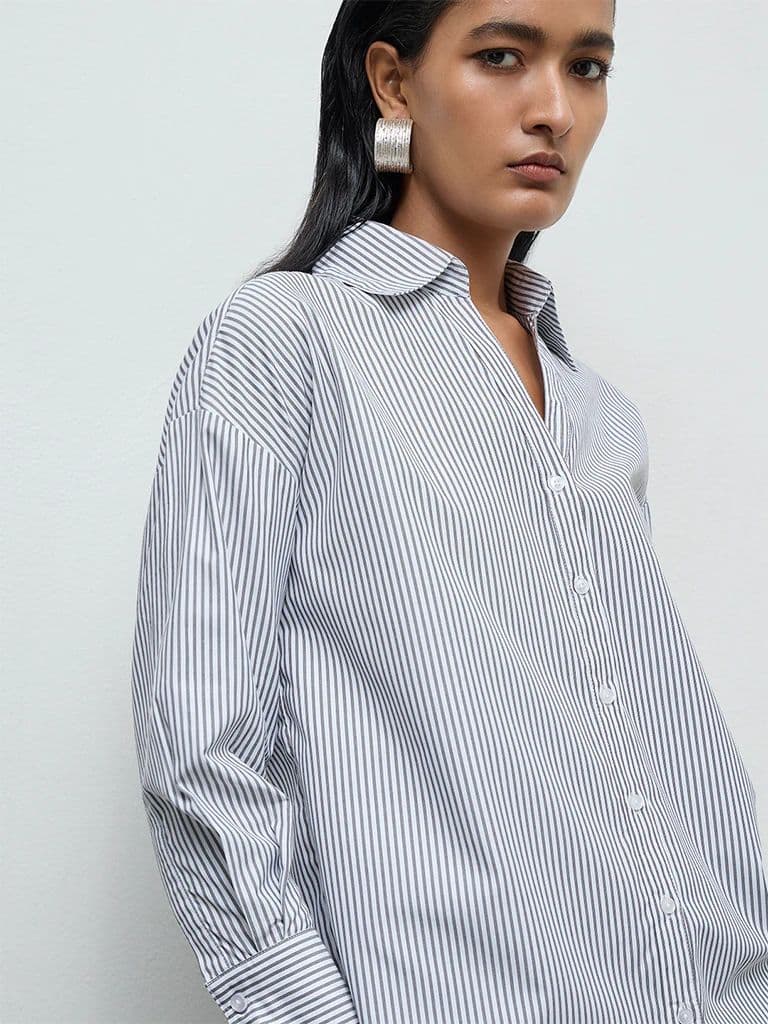 Wardrobe Black Striped Shirt — photo 3