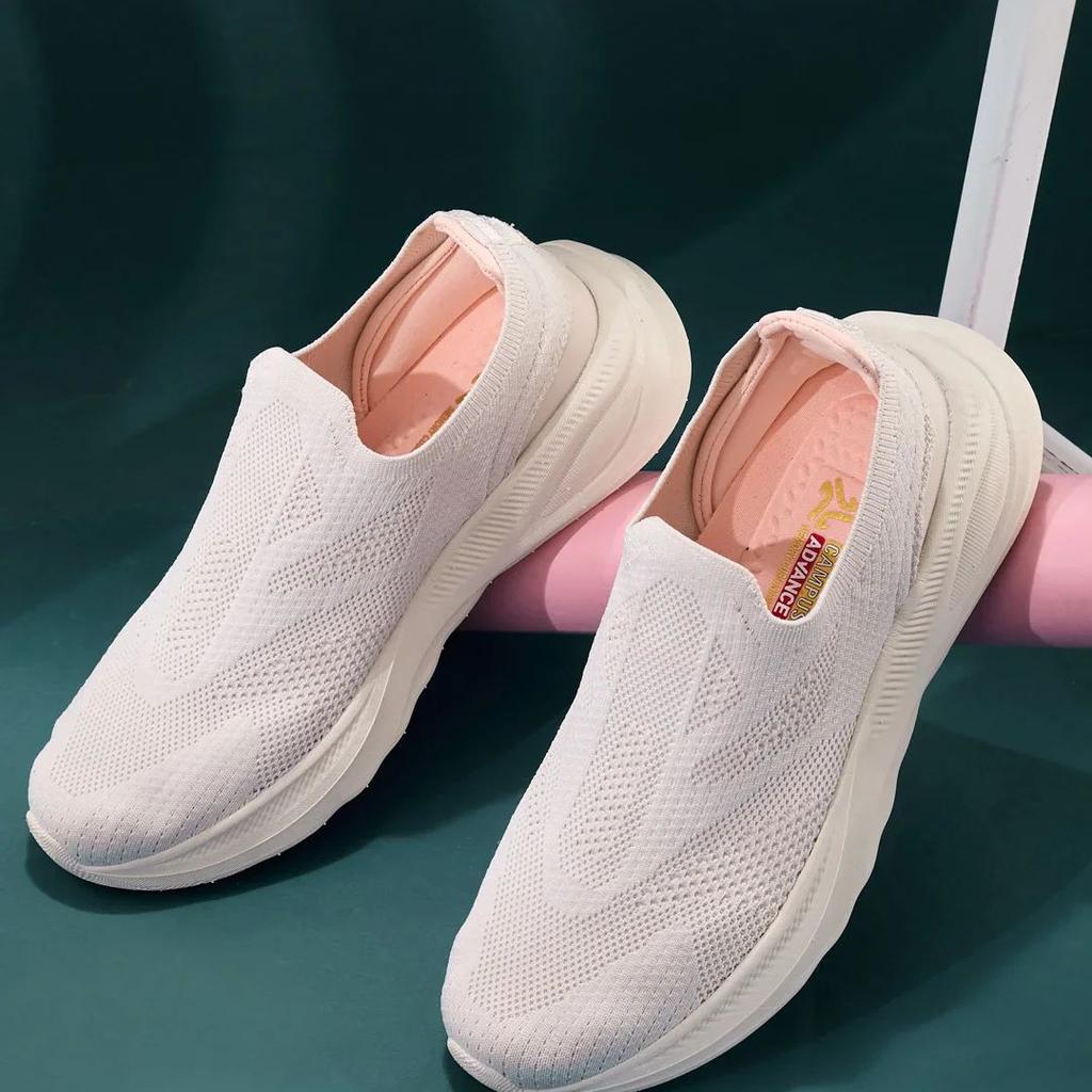 FABY White Women's Walking Shoes