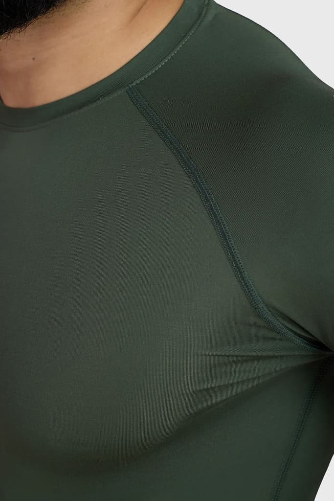 Compression Fullsleeves T-shirt Olive — photo 5