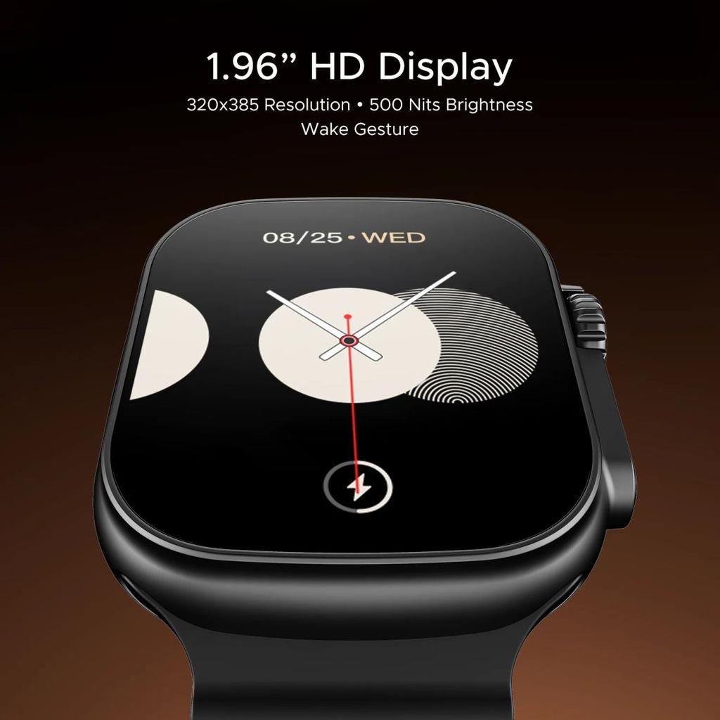 boAt Wave Aura | Smartwatch with 1.96" HD Display, 100+ Sports Modes, Functional Crown, Advanced BT Calling — photo 9