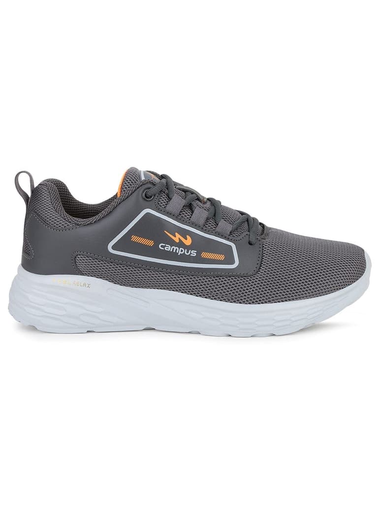 Strom Pro Grey Men's Running Shoes — Grey / 6