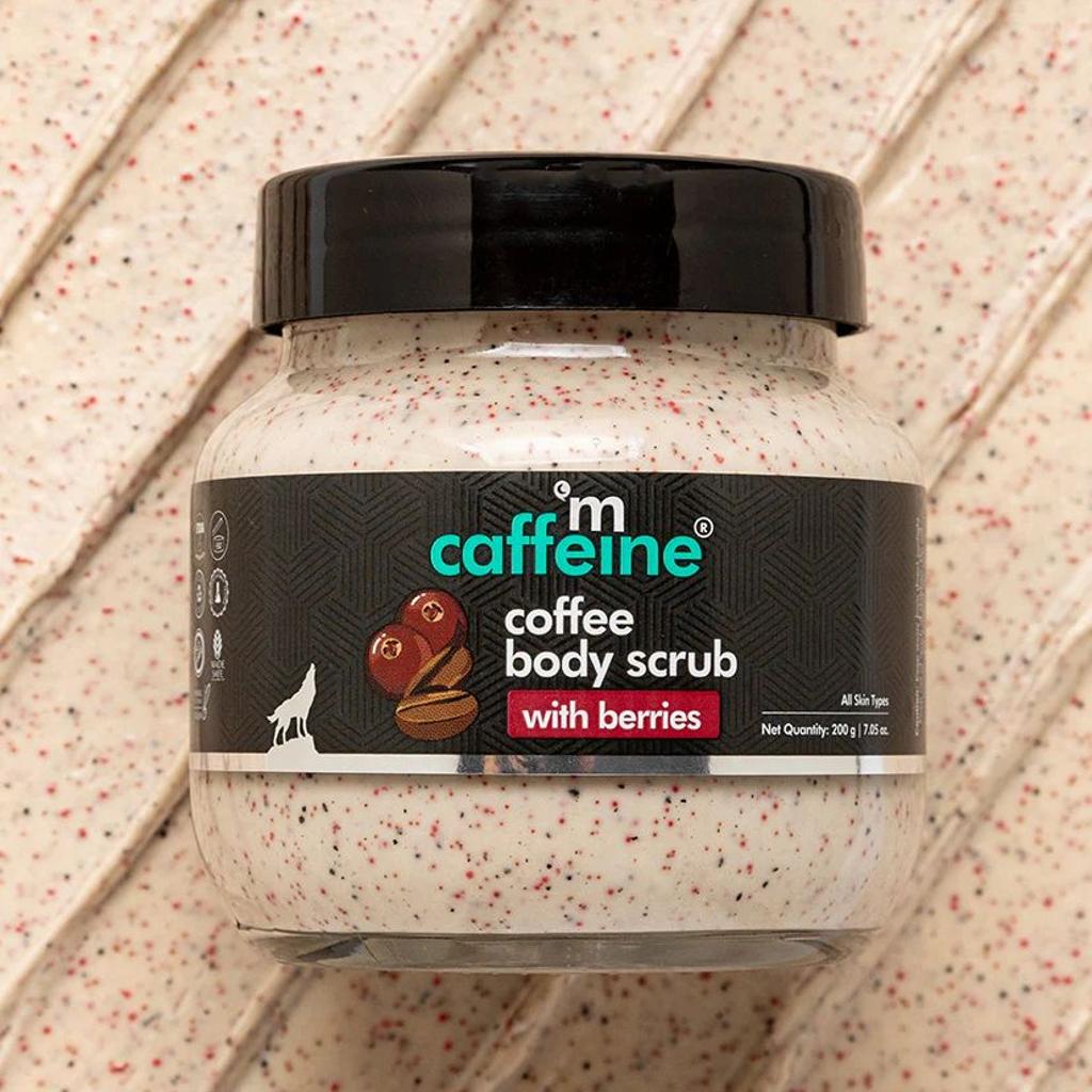 Moisturizing & Creamy Coffee Body Scrub with Berries - 200g
