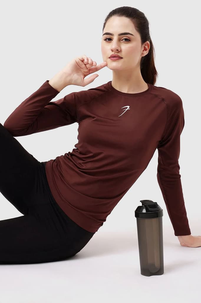 Compression Full T-shirt Brown — photo 2